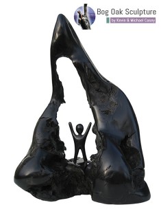 bog oak sculptures make excellent retirement gifts