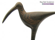 Bog oak Curlew by Michael Casey